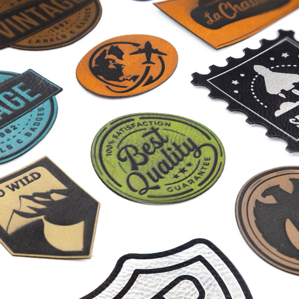 Faux Leather Patches